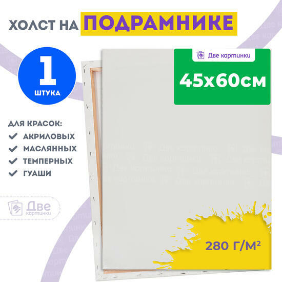 Тип товара Холст Две картинки на подрамнике 45X60