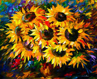 Без бренда «Собранный букет подсолнухов» в Сочи в интернет-магазине  Без бренда «Собранный букет подсолнухов» в Сочи