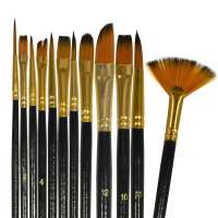 Без бренда «Кисти для рисования набор (12 шт)» в Сочи в интернет-магазине  Без бренда «Кисти для рисования набор (12 шт)» в Сочи