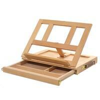 Без бренда «Коробка 10 шт.: Мольберт Две картинки этюдный ящик, настольный, хлопушка 30 см» в Сочи