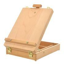 Без бренда «Коробка 6 шт.: Мольберт Две картинки этюдный ящик, настольный, хлопушка 55 см» в Сочи