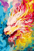 Без бренда «Разноцветный огненный дракон» в Сочи в интернет-магазине  Без бренда «Разноцветный огненный дракон» в Сочи