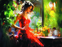 Без бренда «Милая девушка с бокалом шампанского» в Сочи