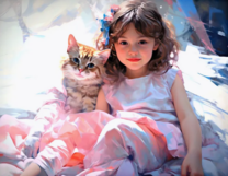 Без бренда «Девочка и пушистая кошечка» в Сочи