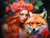 Без бренда «Рыжая девушка и рыжая лисица» в Сочи