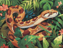 Без бренда «Маисовый полоз в зеленой листве» в Сочи