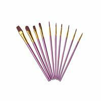 Без бренда «Кисти для рисования набор (10 шт) сиреневые» в Сочи в интернет-магазине Без бренда «Кисти для рисования набор (10 шт) сиреневые» в Сочи